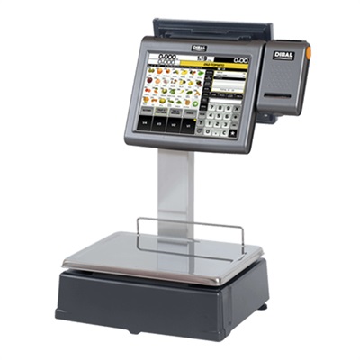 ترازوی دیبال لیبل پرینتر لمسی 30 کیلویی مدل DOUBLE BODY D900